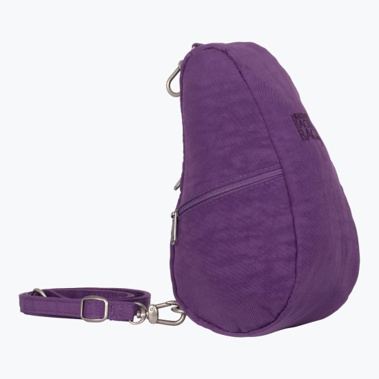 Healthy Back Bag Textured Nylon Mini Baglett - Blackberry