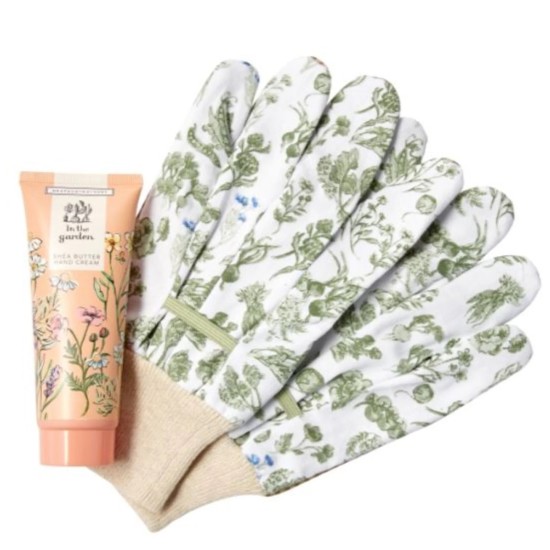 Heathcote & Ivory In The Garden Gardening Gloves & Hand Cream Set