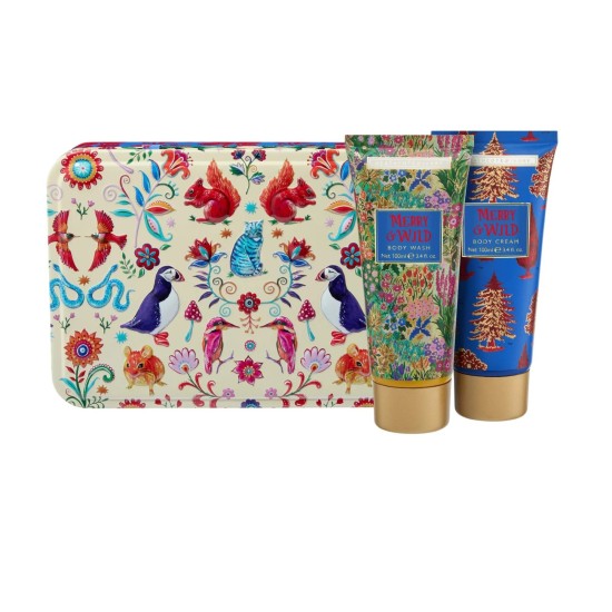 Heathcote & Ivory Merry and Wild Wildlife Story Tin Gift Set