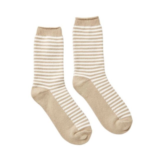 Joules Cosy Cream Soft Handle Bed Socks