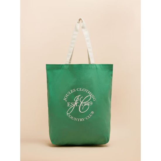 Joules Courtside Green Tote Bag