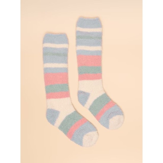Joules Fluffy Multi Neutral Fluffy Socks