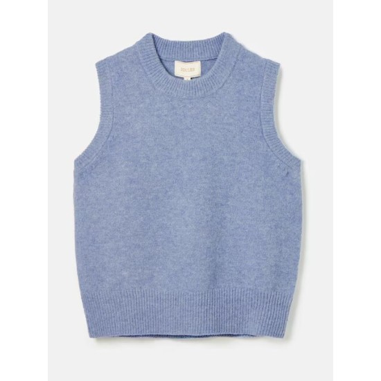 Joules Holly Light Blue Regular Fit Knitted Vest