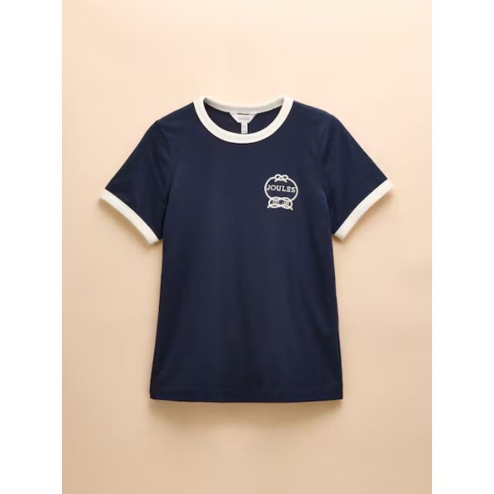 Joules Kitsford Navy Embroidered T-Shirt