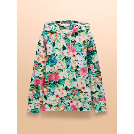 Joules Marlston Floral Slim Fit Hoodie