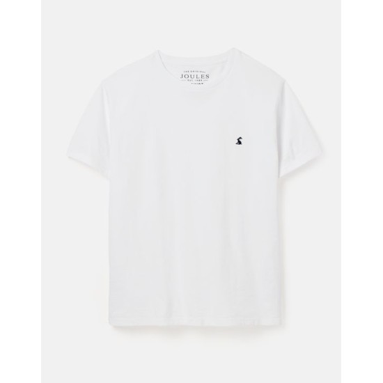 Joules Men's Denton Jersey T-Shirt - White