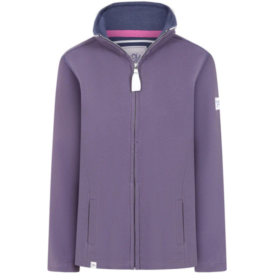 Lazy Jacks LJ33 Ladies Full Zip Sweatshirt - Mauve