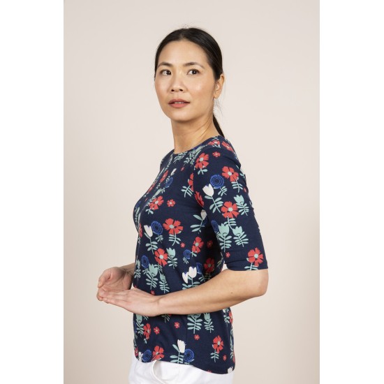 Lily & Me Rockpool Top Marguerite - Navy