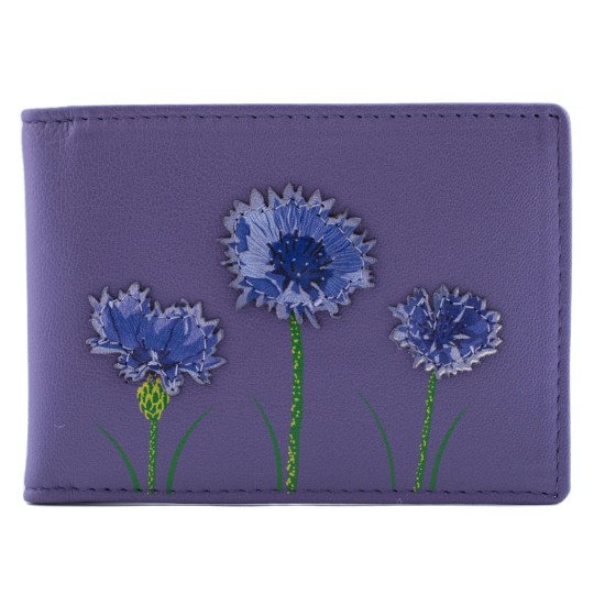 Mala Leather Amana ID/Card Holder - Purple