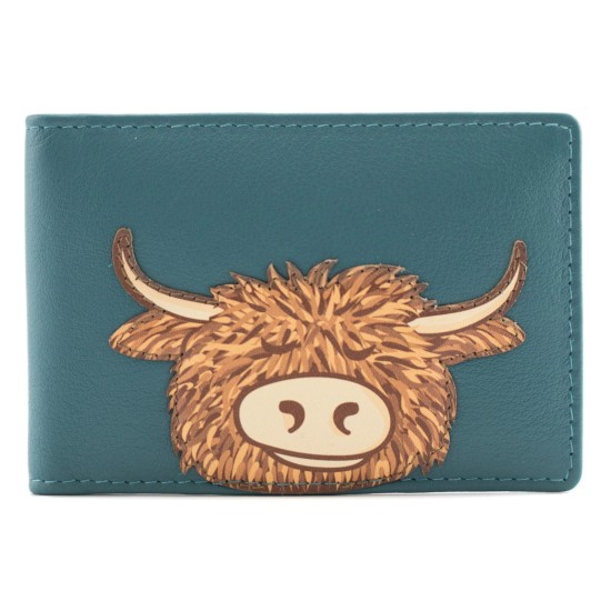 Mala Leather Bella ID and Card Holder - 695 33 - Teal