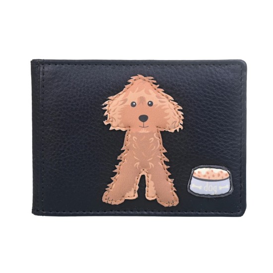 Mala Leather Bertie ID/Card Holder - Black
