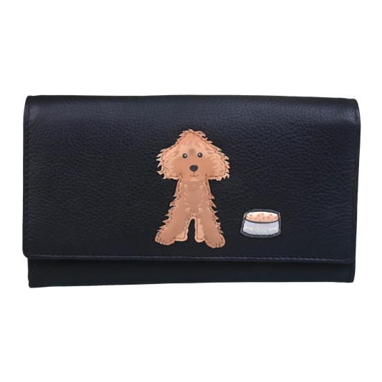 Mala Leather Bertie Matinee Purse - Black