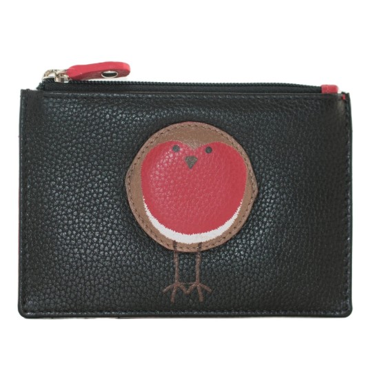 Mala Leather Bobbie Robin Card & Coin Purse