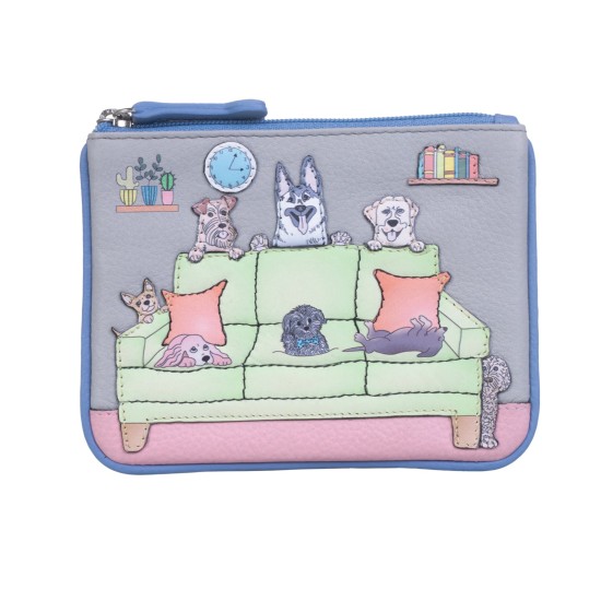 Mala Leather Coco's Best Seat in the House Coin & Card Holder