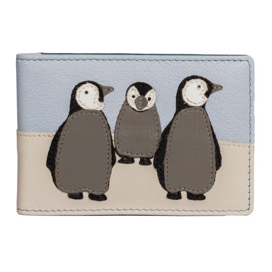 Mala Leather Ollie Penguin ID / Travel Card Holder