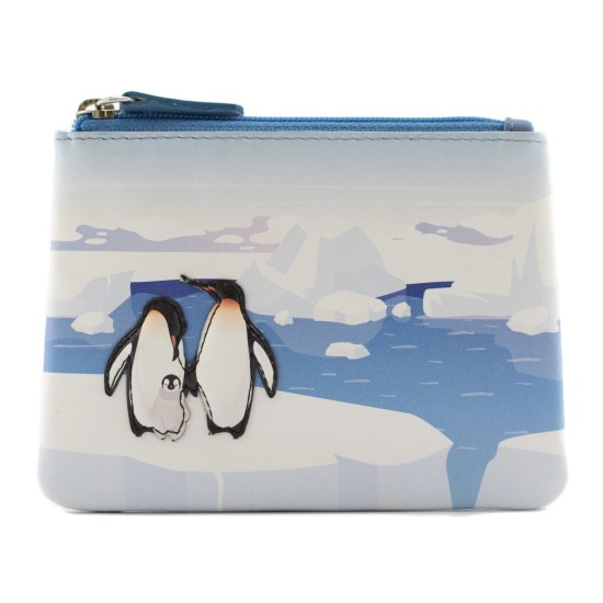 Mala Leather Pinky Penguin Coin Purse