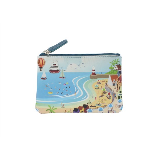 Mala Leather Pinky Seaside Coin Purse