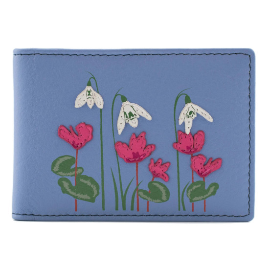 Mala Leather Snowdrop Leather Card and ID Holder