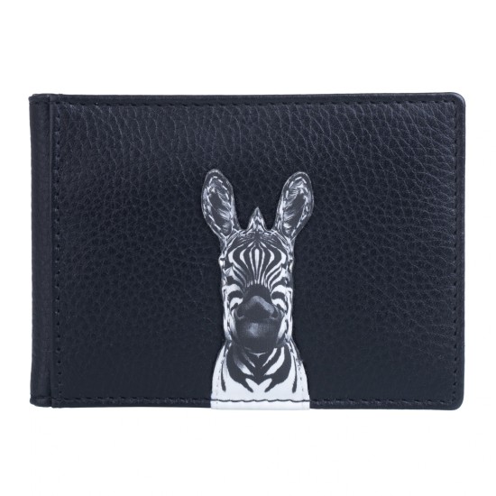 Mala Leather Zuri ID/Card Holder with RFID - Black