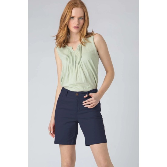 Mistral Longer Length Cotton Shorts in Eclipse Navy