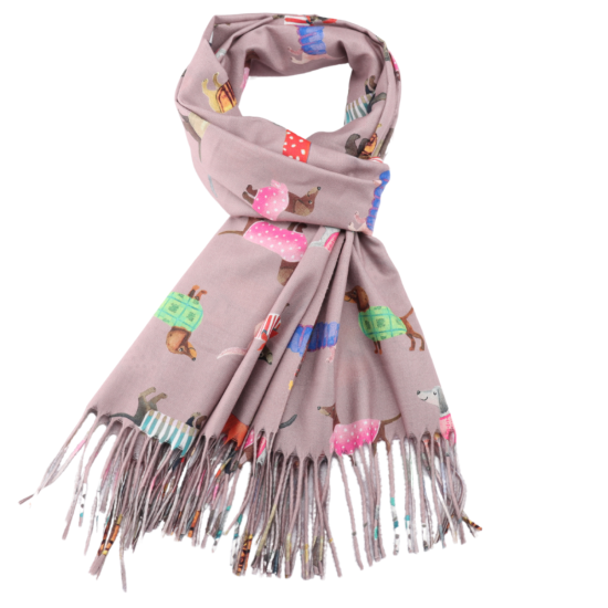 Pure Fashions Dogs Scarf - Pink