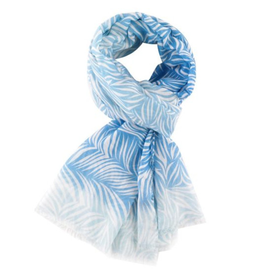Pure Fashions Grass Scarf - Blue