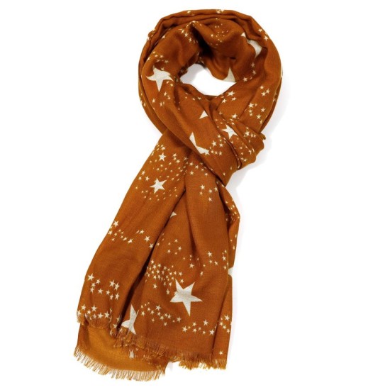 Pure Fashions New Stars Scarf - Mustard