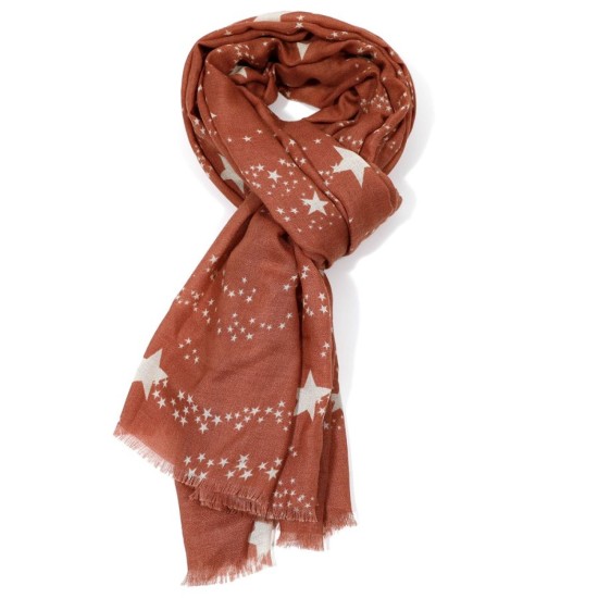 Pure Fashions New Stars Scarf - Pink