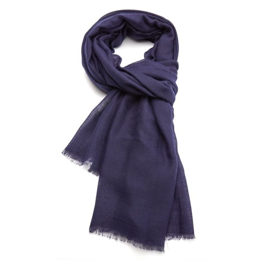 Pure Fashions Plain Scarf - Navy