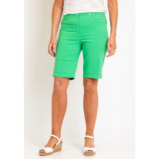 Robell Bella 04 Shorts - Fern Grass Green