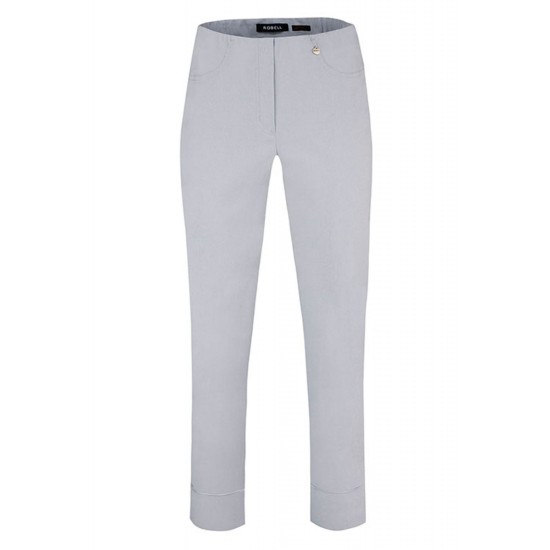 Robell Bella 09 Trouser - Light Grey