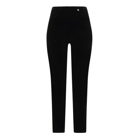 Robell Bella Corduroy Trouser - Black