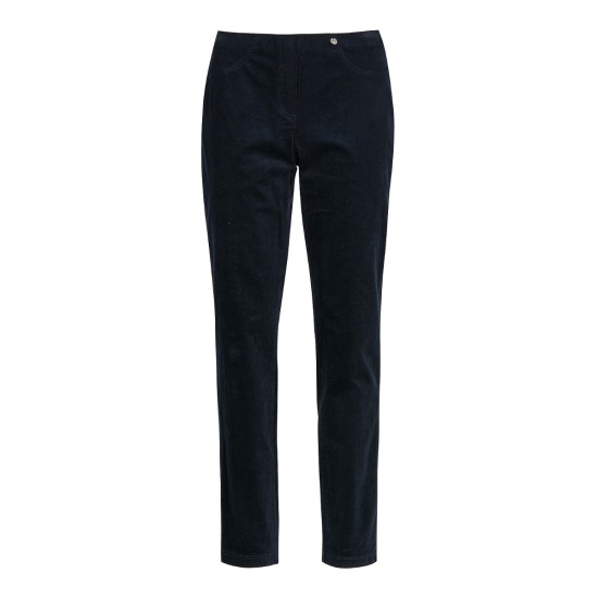 Robell Bella Corduroy Trouser - Navy