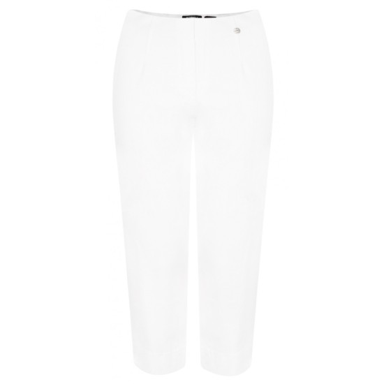 Robell Marie 07 Cropped Jean - White