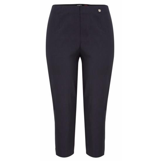 Robell Marie 07 Cropped Trouser - Navy