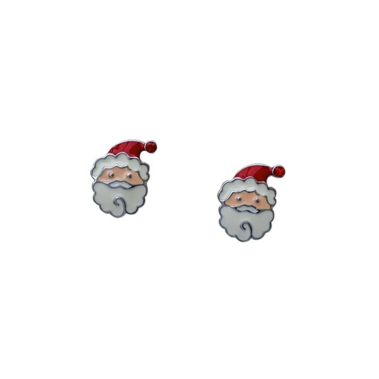 Rodney Holman E4400 Father Christmas Earrings