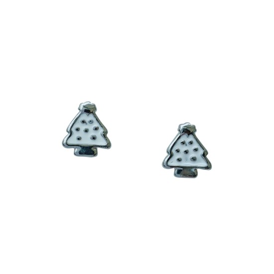Rodney Holman E4941 Christmas Tree Earrings