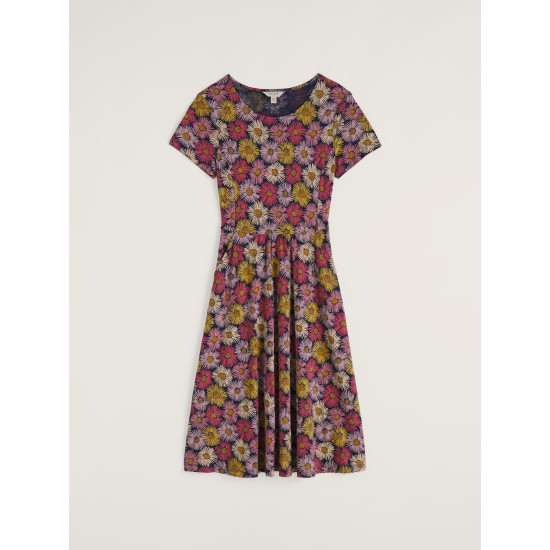 Seasalt April Dress - Painted Asters Maritime