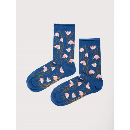 Seasalt Arty Organic Cotton Socks - Fritillary Squall