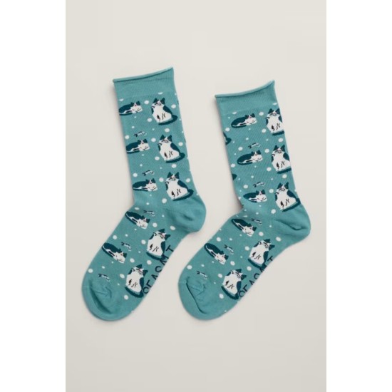 Seasalt Women's Arty Organic Cotton Socks - Pawton Wade