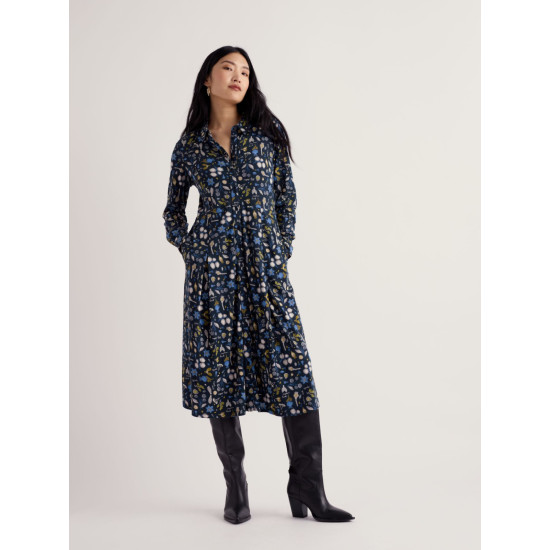Seasalt Barras Bay Midi Jersey Shirt Dress - Seed Collecting Maritime