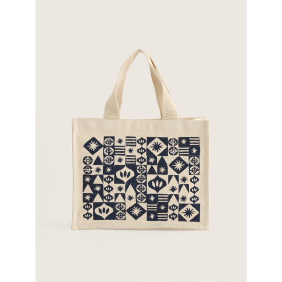 Seasalt Canvas Cute Bag - Advent Baubles Maritime