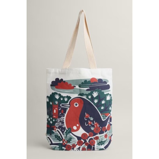 Seasalt Canvas Shopper - Zennor Robin Bucket
