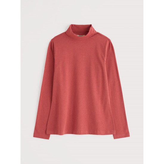 Seasalt Landing Roll Neck Top - Red Sail