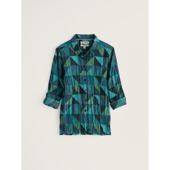 Seasalt Larissa Shirt - Blanket Geo Estuary