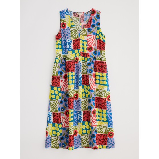 Seasalt Lowland Heather Dress - Headland Patchwork Mix