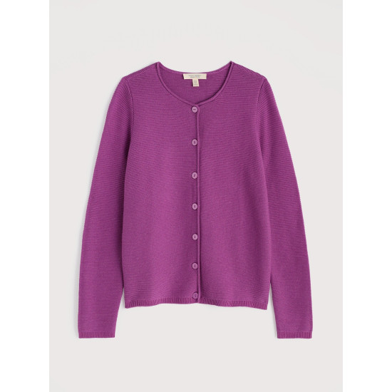 Seasalt Makers Cotton Cardigan - Bright Orchid