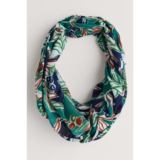 Seasalt May Garland Circle Scarf - Linear Citrus Rockpool
