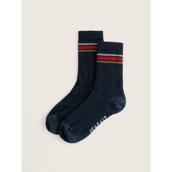 Seasalt Men's Cushioned Crew Socks - Dunmere Maritime Twist