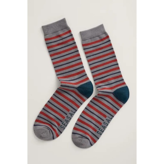 Seasalt Men's Sailor Socks - Keren Stormcloud